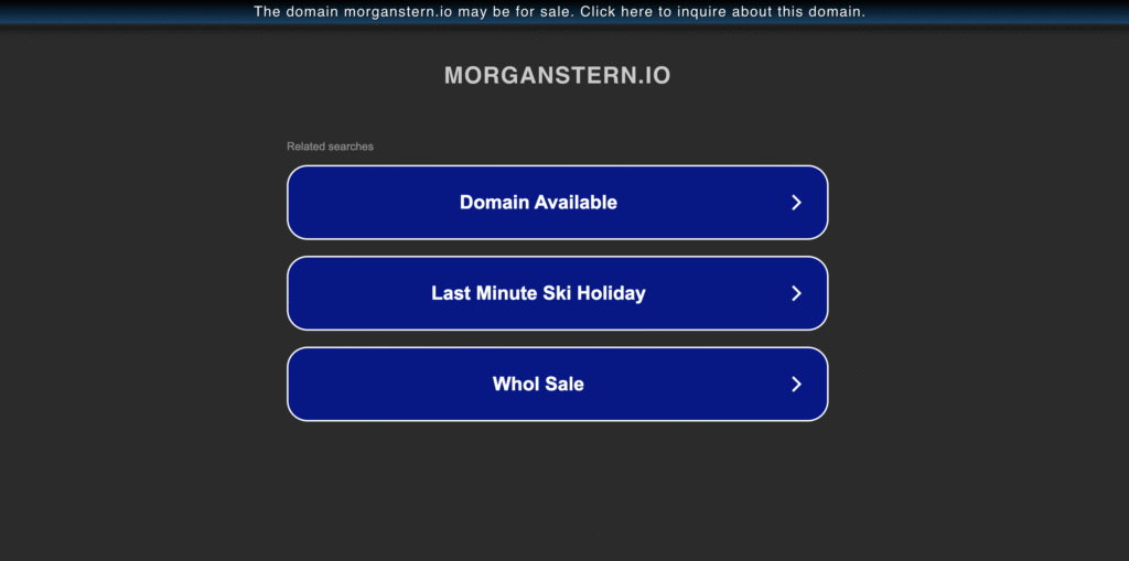 Morganstern.io scam review